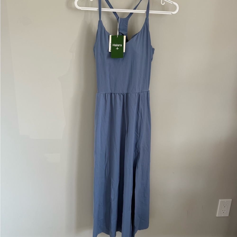 HALARA Women's athletic Dress in Soft Blue